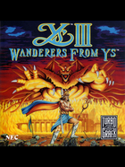 Cover for Ys III - Wanderers from Ys