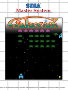 Cover for Galaxian