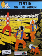 Cover for Tintin on the Moon
