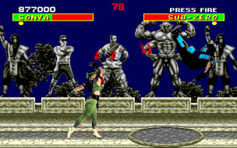Mortal Kombat II - Amiga Game - Download ADF, Music, Cheat - Lemon Amiga