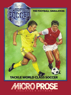 Cover for MicroProse Soccer