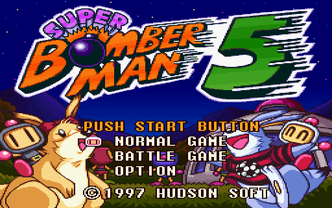 Super Bomberman 5 - Game Over (SNES) 