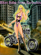 Cover for Biker Babe From Barbados