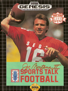 Cover for Joe Montana II - Sports Talk Football