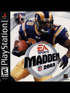Cover for Madden NFL 2003