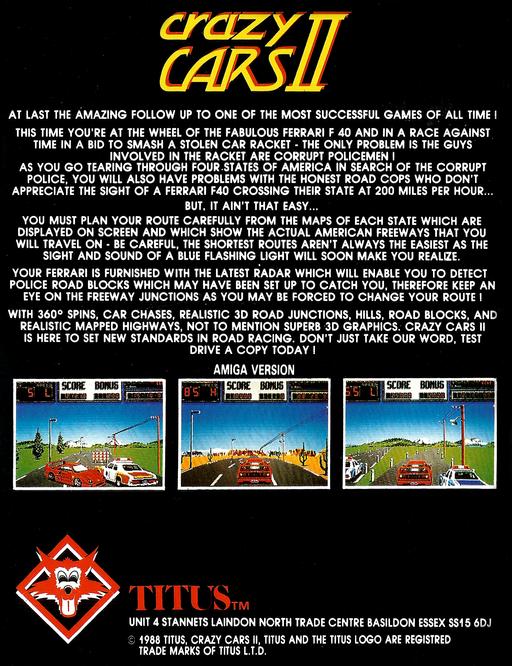 Amiga Graphics Archive - Games - Crazy Cars 2